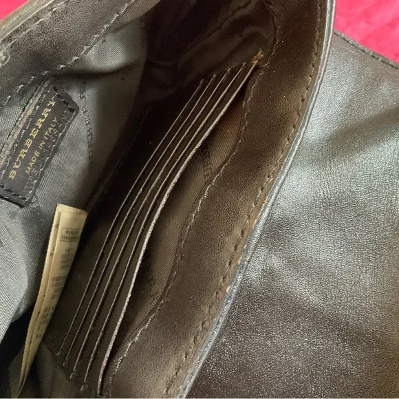 Burberry Tan and Black Check Crossbody Bag - Picture 9 of 13